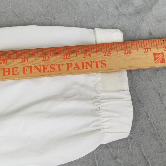 Gap Jacket Mens XL White Summit Anorak Hooded Pullover Nylon Windbreaker Vent - Picture 11 of 14